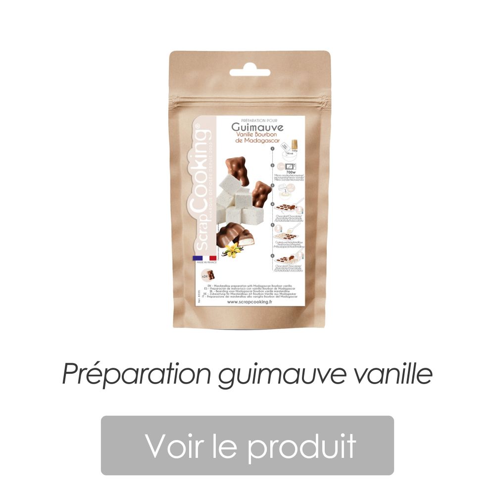 Préparation guimauve vanille - ScrapCooking